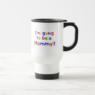 Caneca Térmica Será uma Mamãe de cores primárias