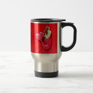 Caneca Térmica sereia de cauda-vermelha