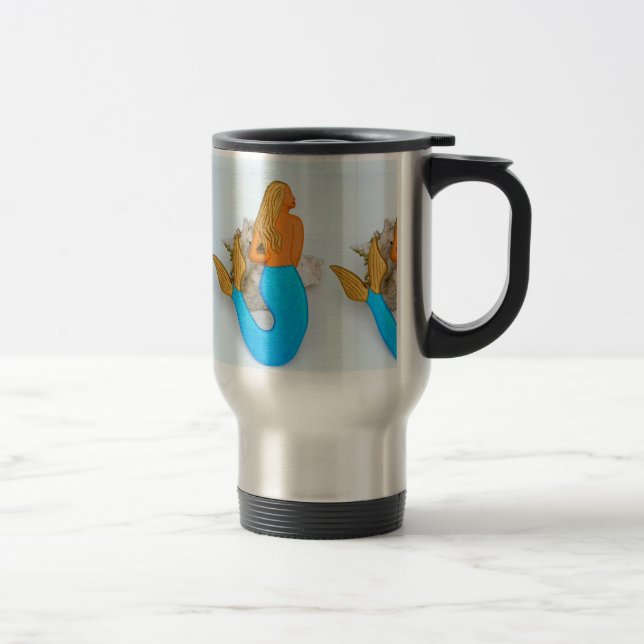 Caneca Térmica sereias azuis (Direita)