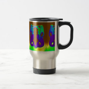 Caneca Térmica sereias de observação roxa