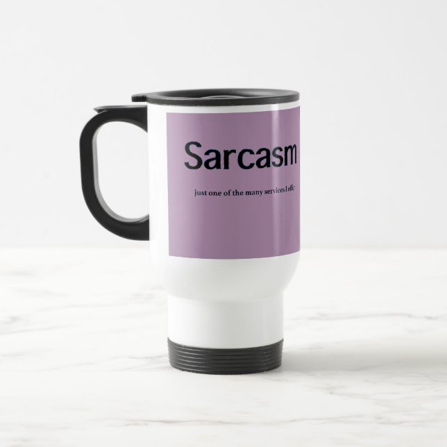 Caneca Térmica Serviços Sarcasm (Esquerda)