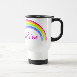 Caneca Térmica Seu nome é Madeleine arco-íris viagem / cachorrinh