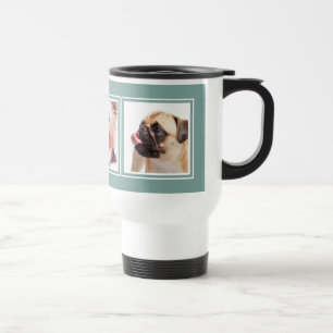 Caneca Térmica SEUS 3 FOTOS / cães cores personalizadas
