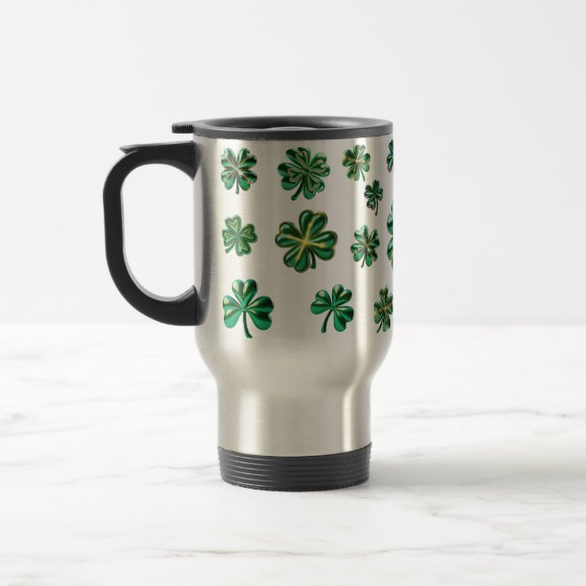 Caneca Térmica Shamrock 3D Clover deixa sorte (Esquerda)
