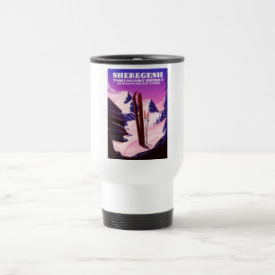 Caneca Térmica Sheregesh, Oblast de Kemerovo Rússia impressão de