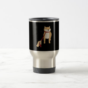 Caneca Térmica Shiba inu design engraçada para cães não