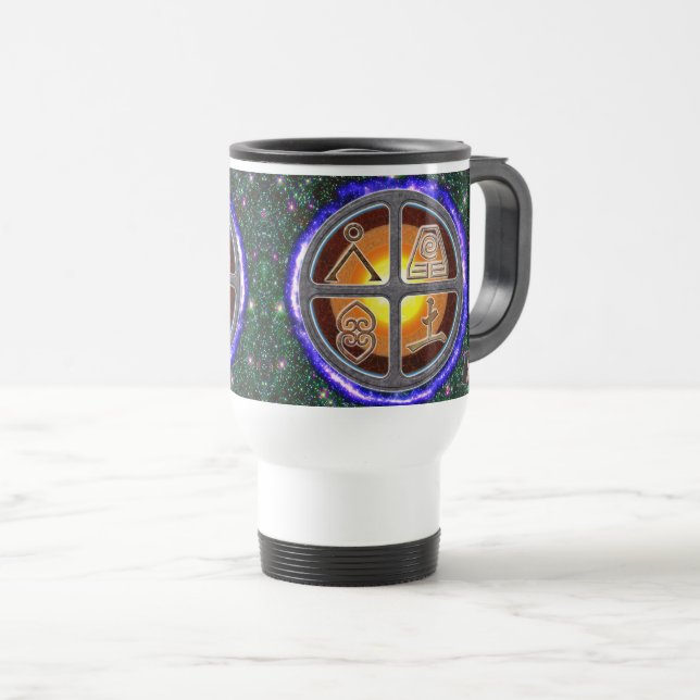 Caneca Térmica Signos da Terra (Frente Esquerda)