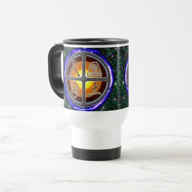 Caneca Térmica Signos da Terra (Frente Esquerda)