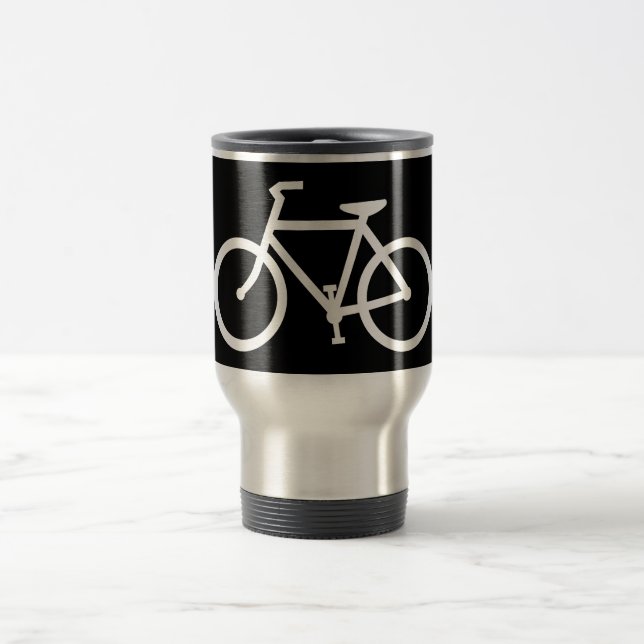 Caneca Térmica silhueta da bicicleta (Centro)