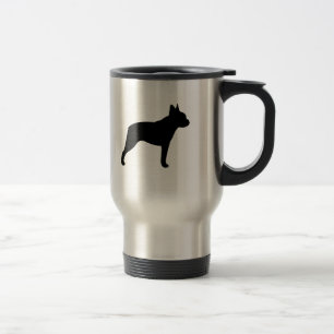 Caneca Térmica Silhueta de Boston Terrier