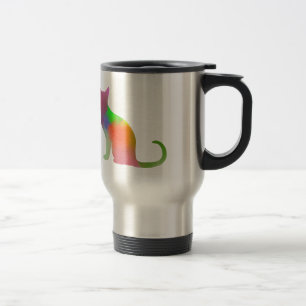 Caneca Térmica Silhueta de Gato de Água