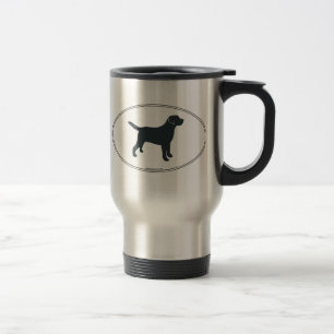 Caneca Térmica Silhueta de labrador retriever