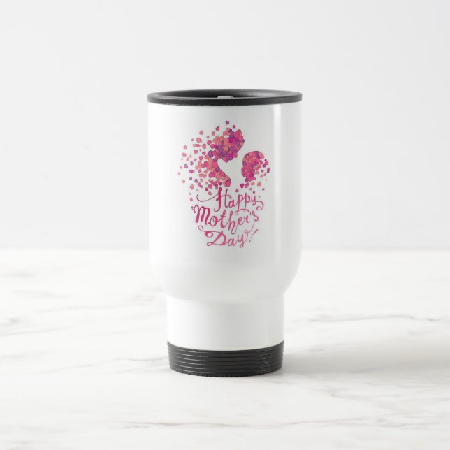 Caneca Térmica Silhueta de Mãe e Filho (Centro)