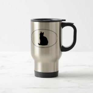 Caneca Térmica Silhueta de Shorthair do americano