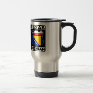 Caneca Térmica Símbolo Americano do Texas Bósnio