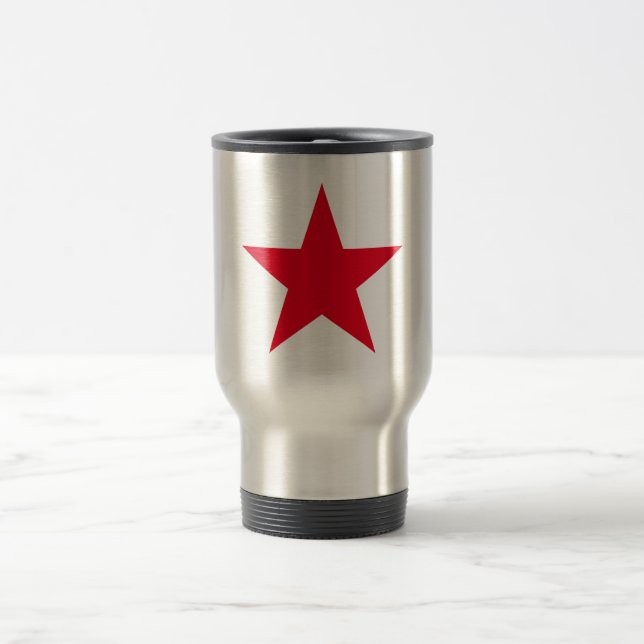 Caneca Térmica Símbolo da Estrela Vermelha do Exército Militar Pa (Centro)