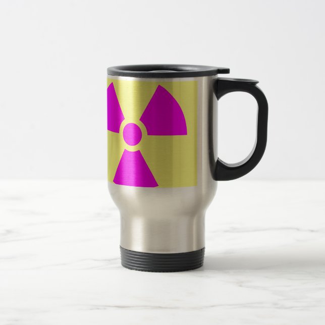 Caneca Térmica Símbolo de Aviso de Radiação (Direita)