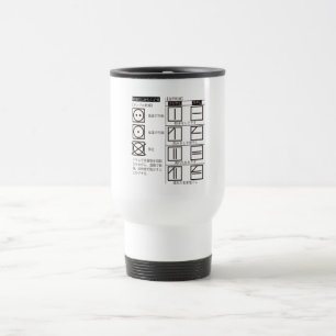 Caneca Térmica Símbolo de secagem