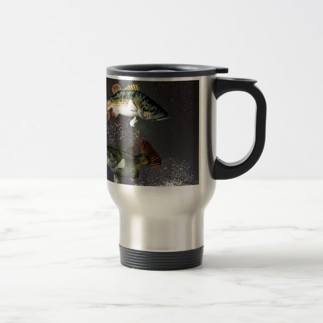 Caneca Térmica Símbolo do zodíaco dos peixes (Direita)