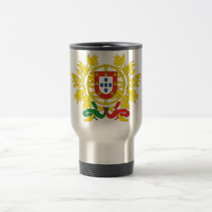Caneca Térmica Símbolo oficial da heráldica da brasão de Portu