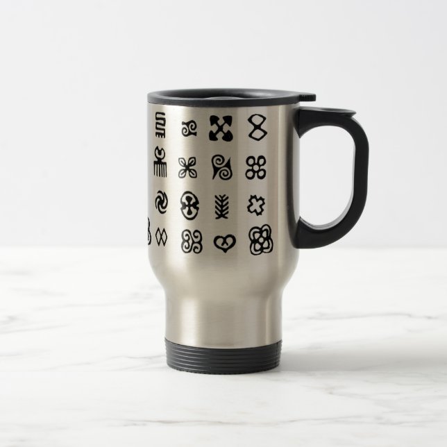 Caneca Térmica Símbolos africanos Adinkra (Direita)