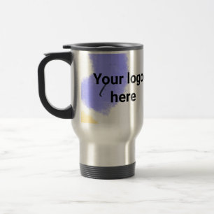 Caneca Térmica Simples pi vermelho aquarela adicione seu logotipo
