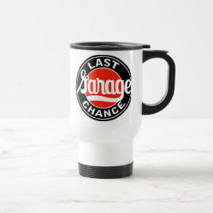 Caneca Térmica Sinal da possibilidade da garagem do vintage