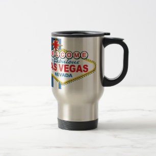 Caneca Térmica Sinal retro de Las Vegas