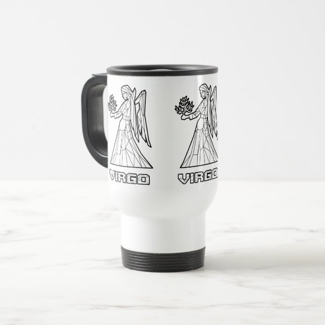 Caneca Térmica Sinal Zodiac Mug:Virgo (Frente Esquerda)