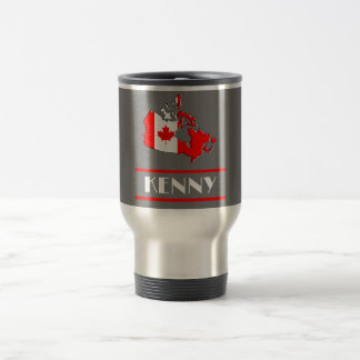 Caneca Térmica Sinalizador do Canadá com seu nome