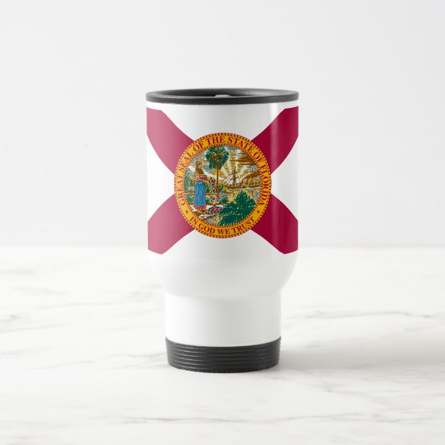 Caneca Térmica Sinalizador do Estado da Flórida (Centro)