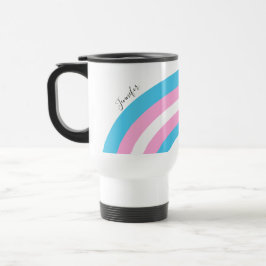 Caneca Térmica Sinalizador Personalizado do Orgulho Arco-Íris Tra