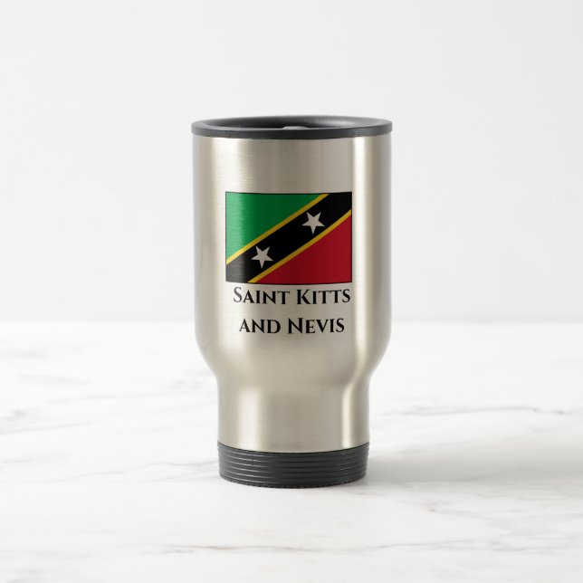 Caneca Térmica Sinalizador santo Kitts e Nevis (Centro)