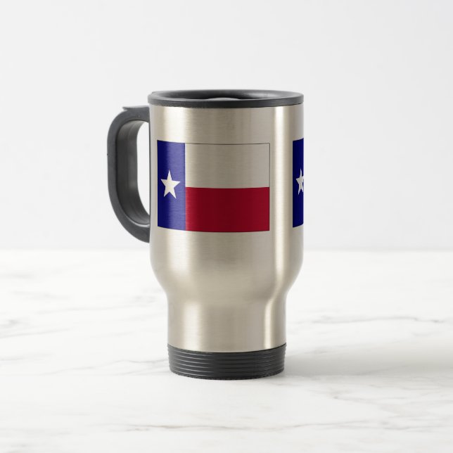 Caneca Térmica Sinalizador Texas Lone Star (Frente Esquerda)