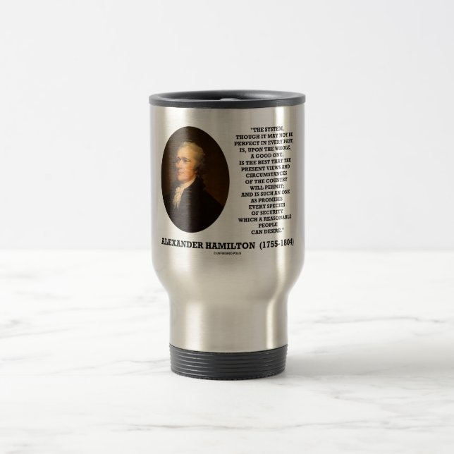 Caneca Térmica Sistema de Hamilton para não ser perfeito uma boas (Centro)