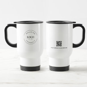 Caneca Térmica Site de código QR do promocional do logotipo da em