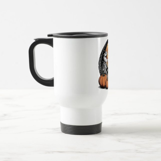 Caneca Térmica Skeleton Dragon Toasting Halloween Beer (Esquerda)