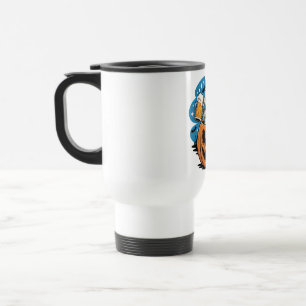 Caneca Térmica Skeleton Lizard em Pumpkin com Beer Mug
