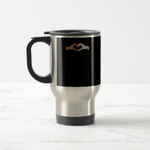 Caneca Térmica Skeleton Mãos Coração Básico