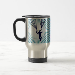 Caneca Térmica skydiving muito ao alto