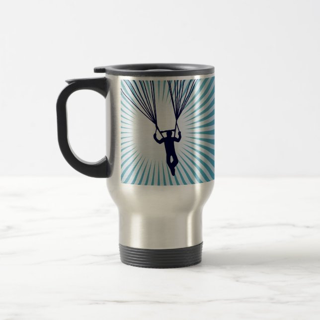Caneca Térmica skydiving muito ao alto (Esquerda)