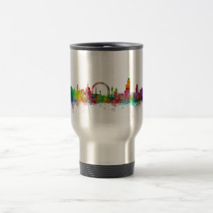 Caneca Térmica Skyline de Londres Inglaterra