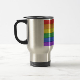 Caneca Térmica SlipperyJoe's clássico arco-íris tátil feito à mão