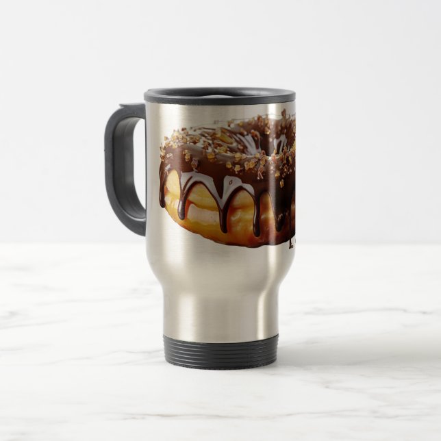 Caneca Térmica SlipperyJoe's decadent donut covered thick glossy  (Frente Esquerda)