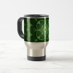 Caneca Térmica SlipperyJoe's Dia de São Patrício brilhante trevo