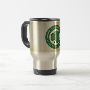 Caneca Térmica SlipperyJoe's Dia de São Patrício glossy trevo de
