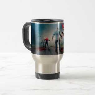 Caneca Térmica SlipperyJoe's feliz Halloween olhos brilhantes zum