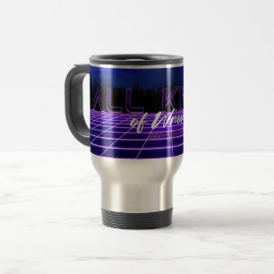 Caneca Térmica SlipperyJoe's todo tipo de texto negrito em 3D err