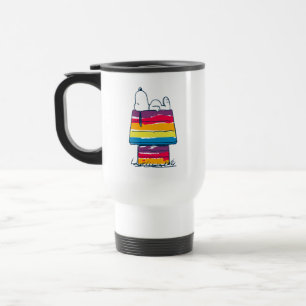 Caneca Térmica Snoopy Rainbow Dog House