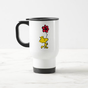 Caneca Térmica Snoopy So Sweet Flower Pattern